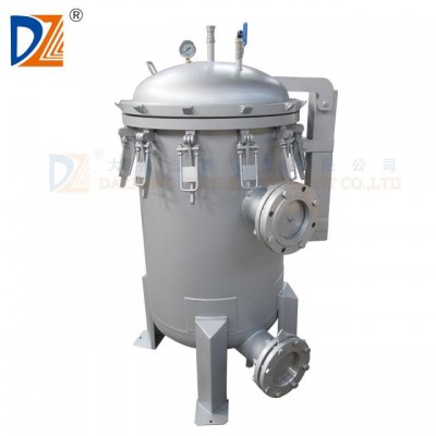 Stainless Steel Micro Filtration Bag Filter Housing For Liquid Machine For Coconut Oil