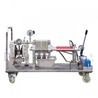 Beancurd Waste Water From Food Industry Laboratory Membrane Filter Press